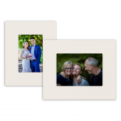 White MDF Wood Photo Frame