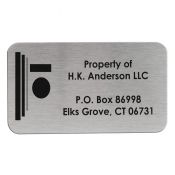2" x 3-1/2" Stainless Steel Plate (10 Pack)