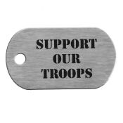 Stainless Steel Dog Tag (10 Pack)