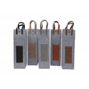 Saddle Collection Flannel Wine Tote