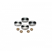 MBS Satin Stainless Steel Screw Caps