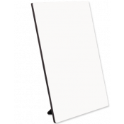 Blank white photo panel with kickstand