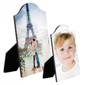 Unisub ChromaLuxe Arch Top Hardboard Photo Panel with Easel